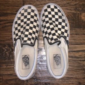 checkered vans